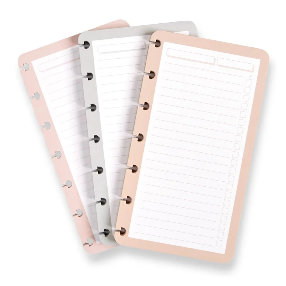 Levenger Accessories*Circa Modern Checklist Discbound Pad Trio (set of 3)