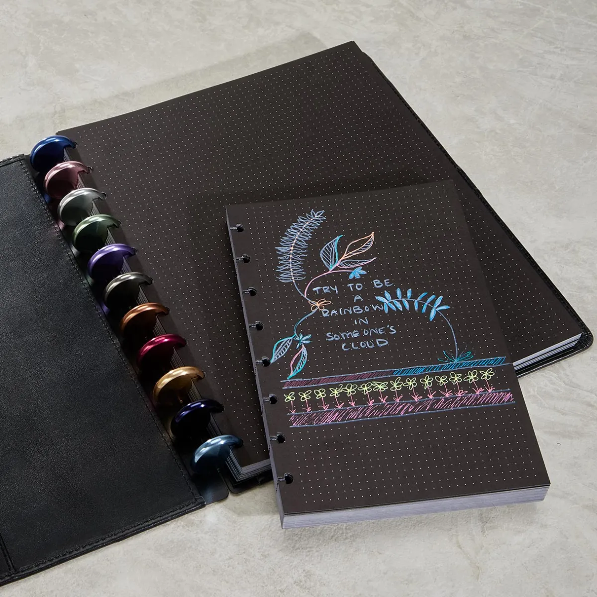 Levenger Junior Refills|Letter Refills*Circa Noir Refill (300 sheets)