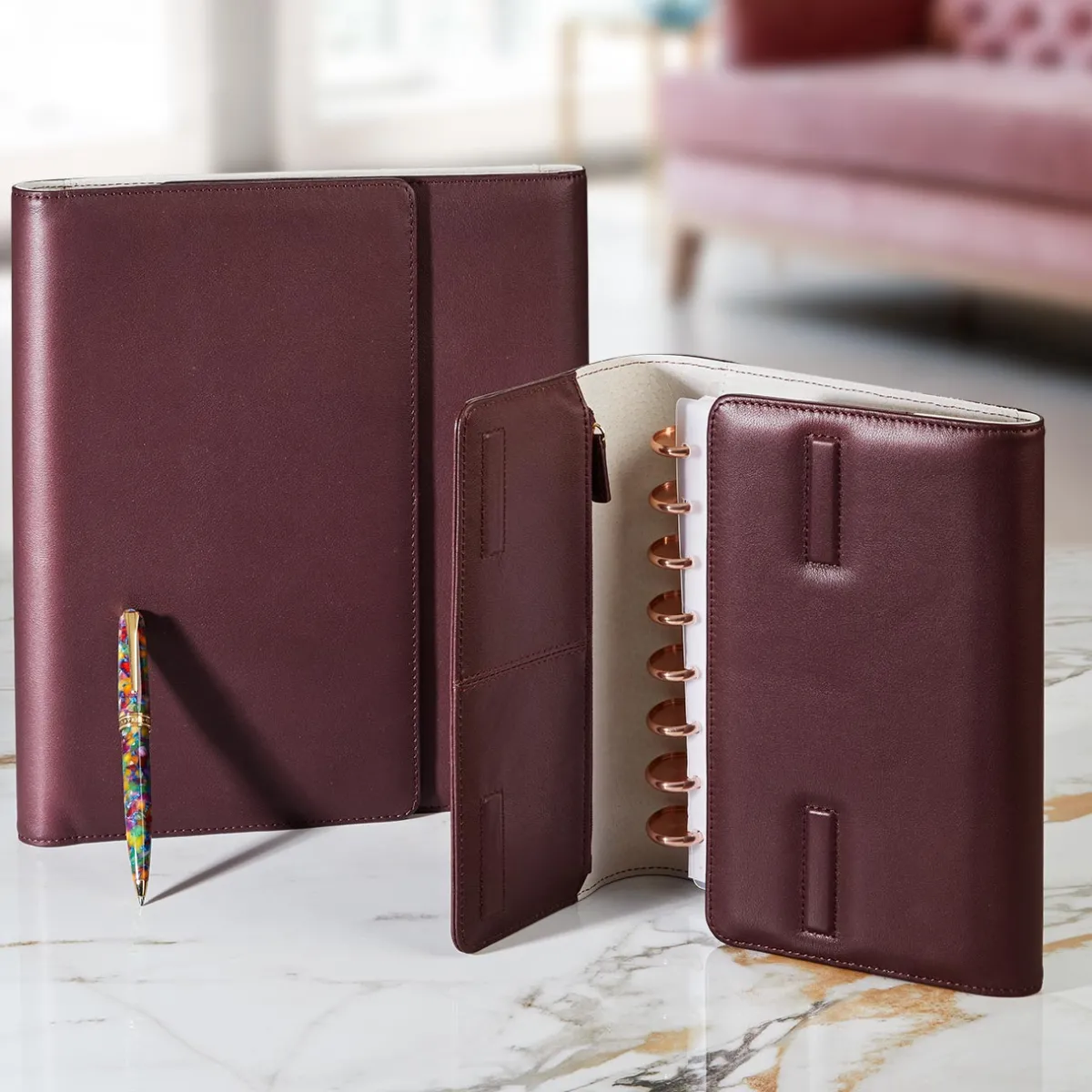 Levenger Padfolios*Circa Opulent Leather Tri Folio
