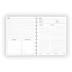 Levenger Letter Refills*Circa Pati Jinich Recipe Discbound Refill (100 sheets)