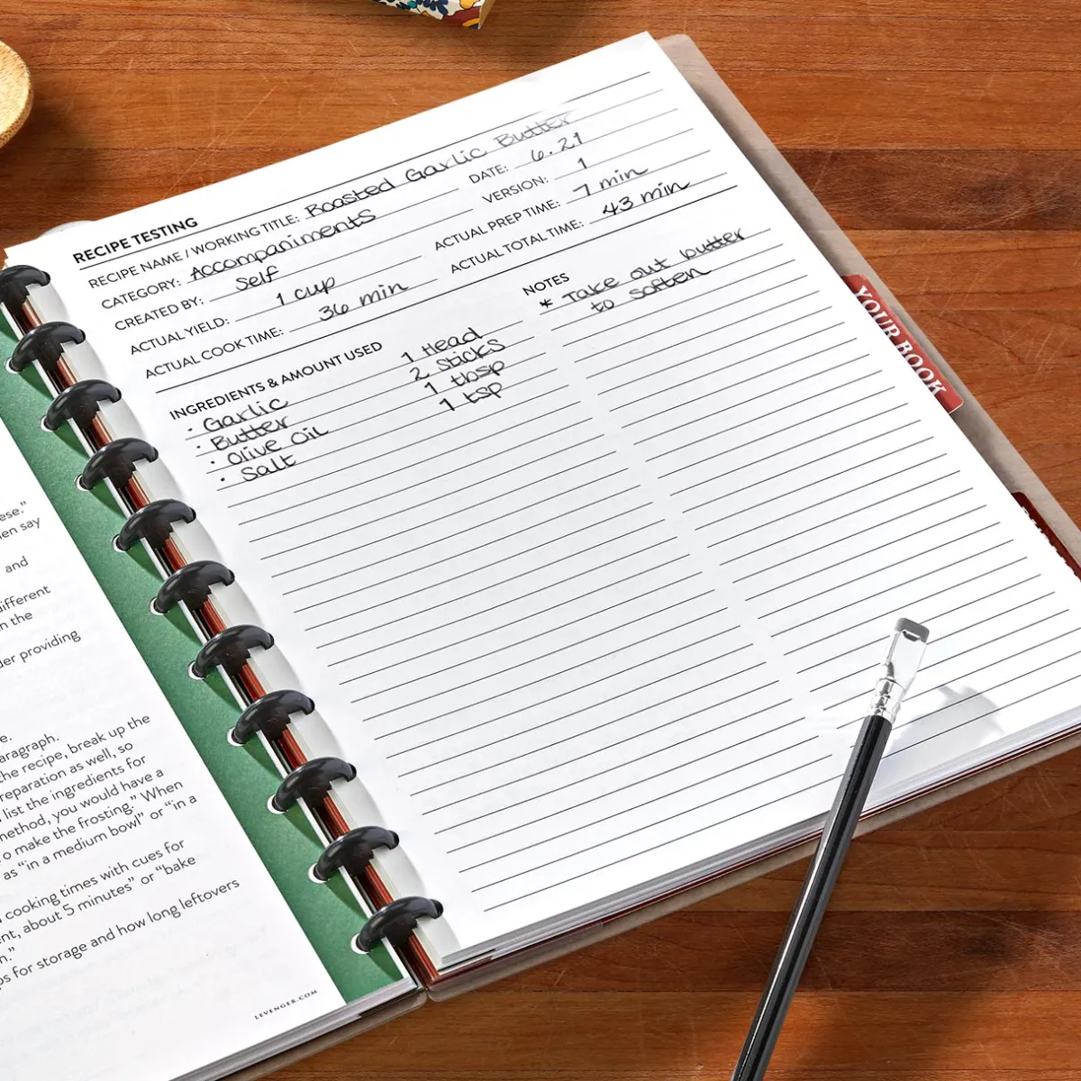 Levenger Letter Refills*Circa Pati Jinich Recipe Testing Discbound Refill (100 sheets)