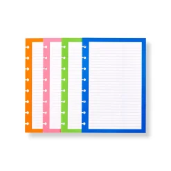 Levenger Junior Refills|Letter Refills*Circa Prismatic Ruled Discbound Refill (300 sheets)