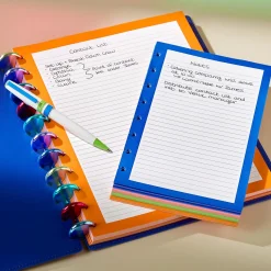 Levenger Junior Refills|Letter Refills*Circa Prismatic Ruled Discbound Refill (300 sheets)