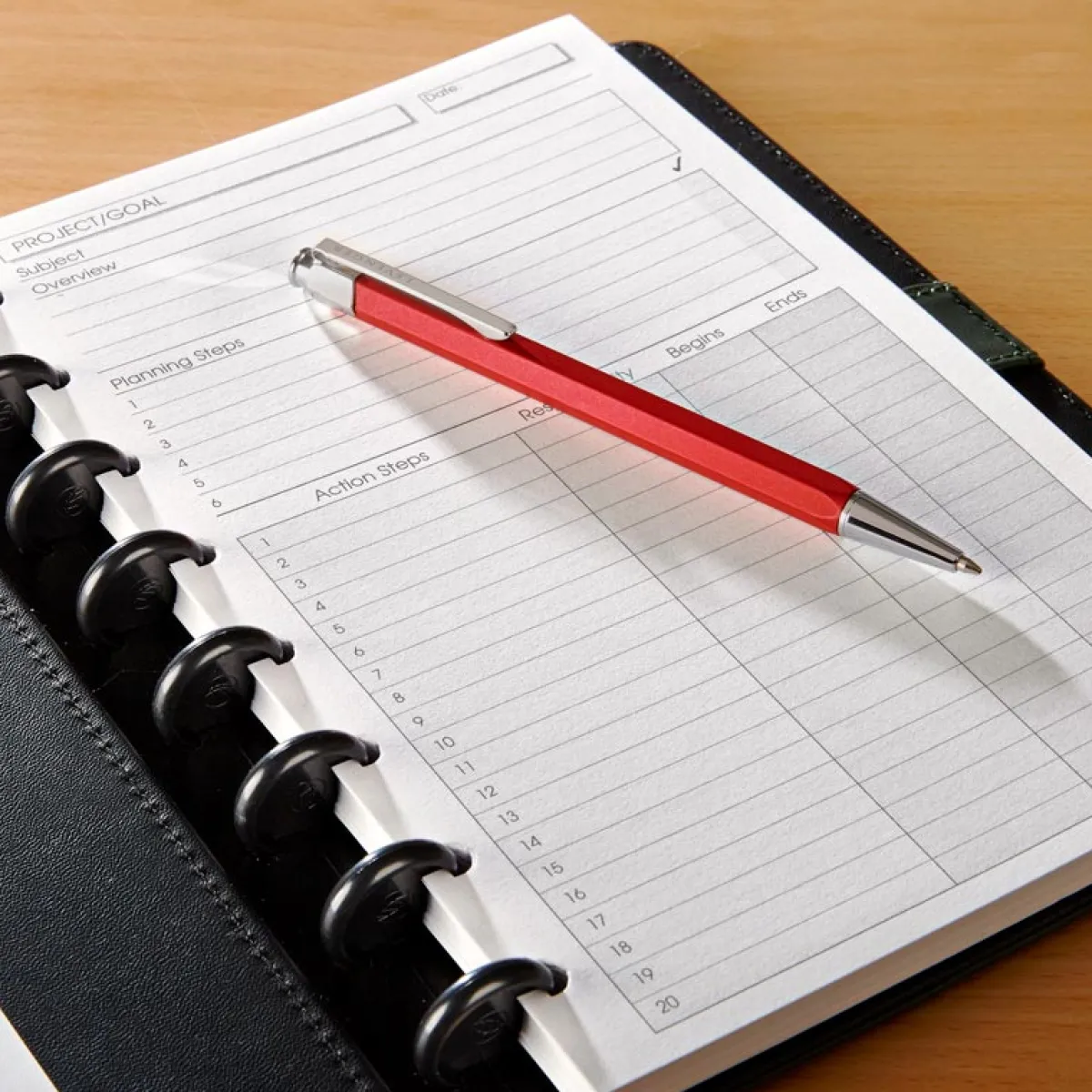 Levenger Junior Refills|Letter Refills*Circa Project Planner Discbound Refill (100 sheets)