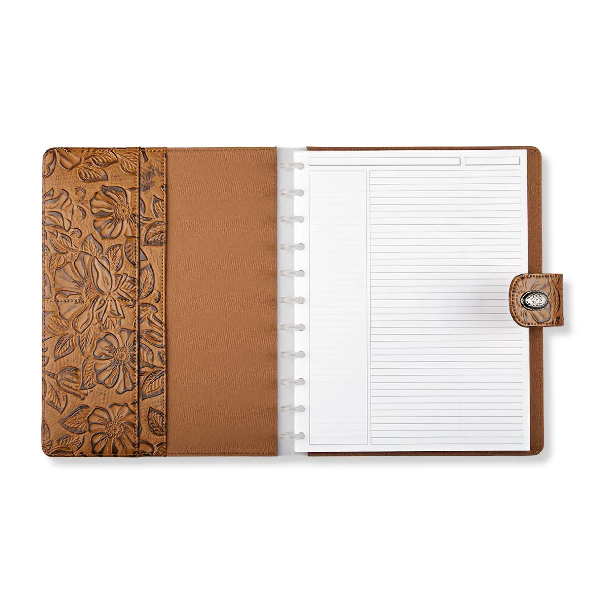 Levenger Junior Notebooks|Letter Notebooks*Circa Santa Fe Discbound Leather Notebook