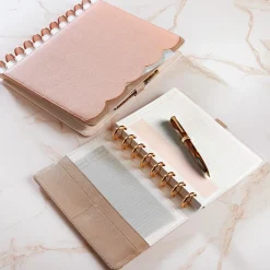 Levenger Junior Notebooks|Letter Notebooks*Circa Scalloped Foldover Notebook
