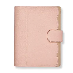 Levenger Padfolios*Circa Scalloped Leather Softolio