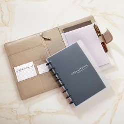 Levenger Padfolios*Circa Scalloped Leather Softolio
