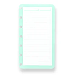 Levenger Accessories*Circa Sea and Sky Checklist Discbound Pad Trio (set of 3)