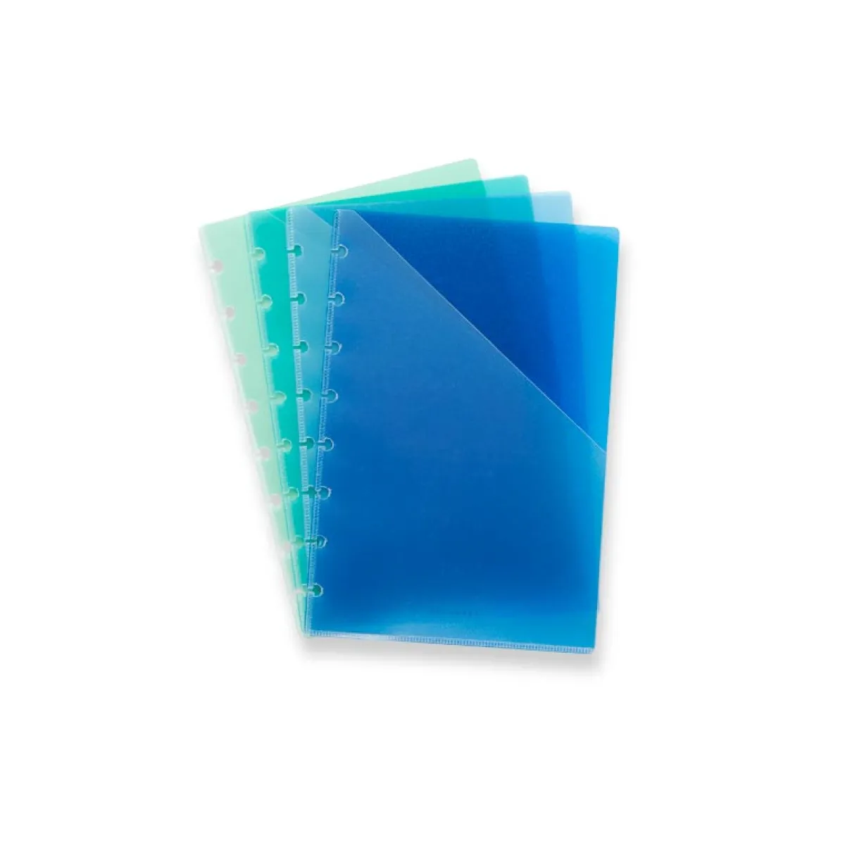 Levenger Accessories*Circa Sea and Sky Discbound Notebook Pocket Dividers (set of 4)