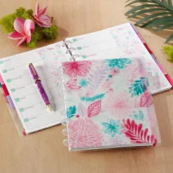 Levenger Midway Notebooks*Circa Secret Garden Weekly/Monthly Undated Agenda Notebook