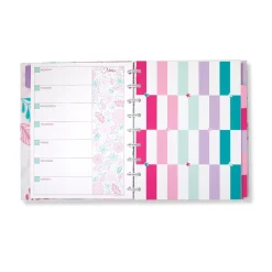 Levenger Midway Notebooks*Circa Secret Garden Weekly/Monthly Undated Agenda Notebook