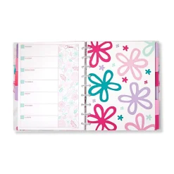 Levenger Midway Notebooks*Circa Secret Garden Weekly/Monthly Undated Agenda Notebook