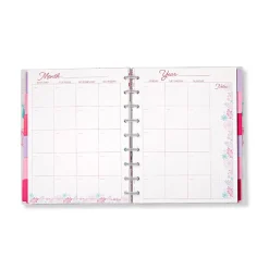 Levenger Midway Notebooks*Circa Secret Garden Weekly/Monthly Undated Agenda Notebook