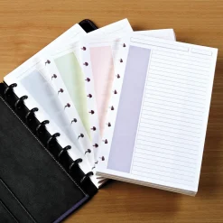 Levenger Junior Refills|Letter Refills*Circa Shaded Annotation Ruled Discbound Refill (100 sheets)