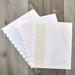 Levenger Junior Refills|Letter Refills*Circa Shaded Annotation Ruled Discbound Refill (100 sheets)