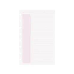 Levenger Junior Refills|Letter Refills*Circa Shaded Annotation Ruled Discbound Refill (100 sheets)