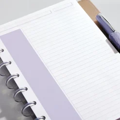 Levenger Junior Refills|Letter Refills*Circa Shaded Annotation Ruled Discbound Refill (100 sheets)