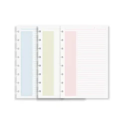 Levenger Junior Refills|Letter Refills*Circa Shaded Annotation Ruled Discbound Refill (100 sheets)