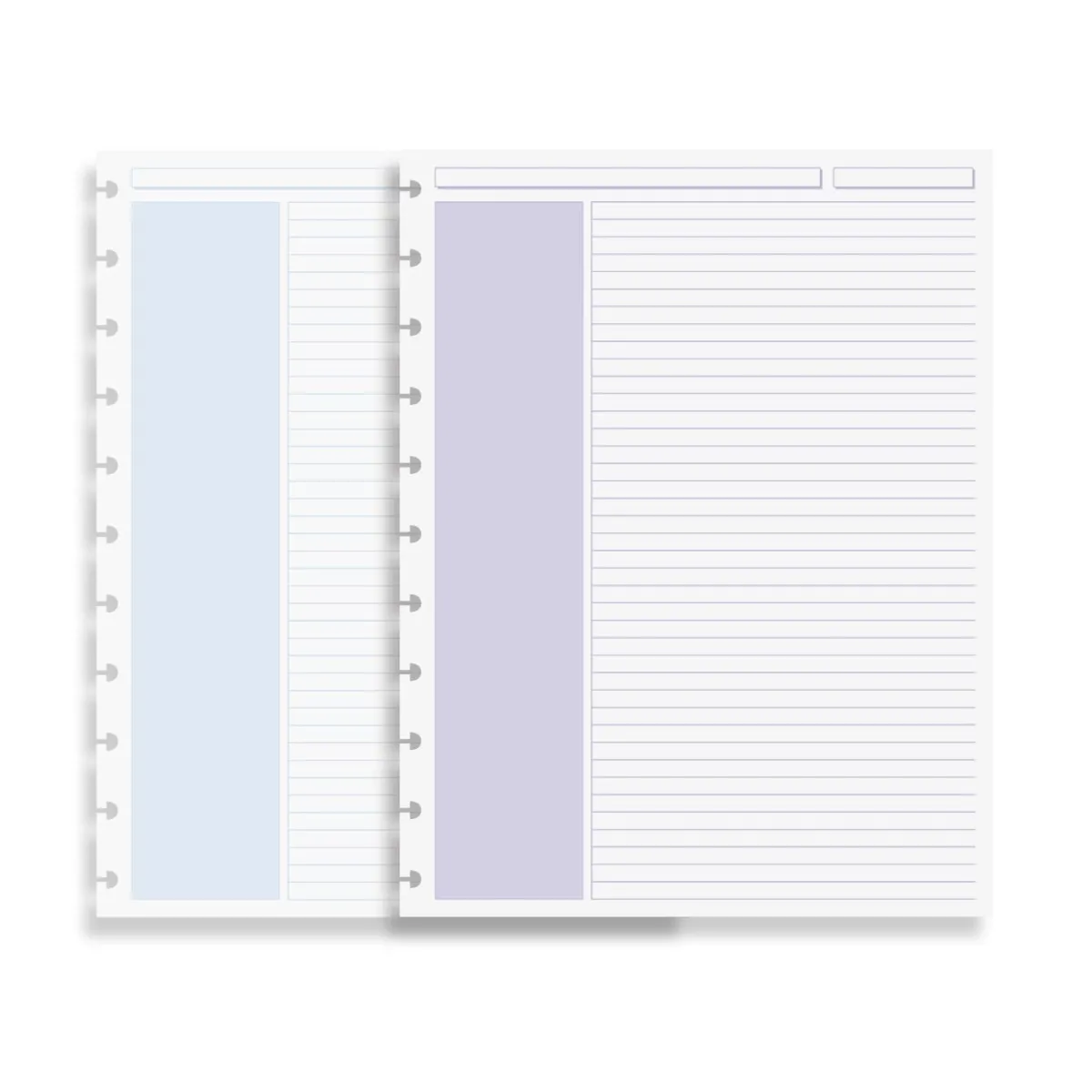 Levenger Junior Refills|Letter Refills*Circa Shaded Annotation Ruled Refill (300 sheets)