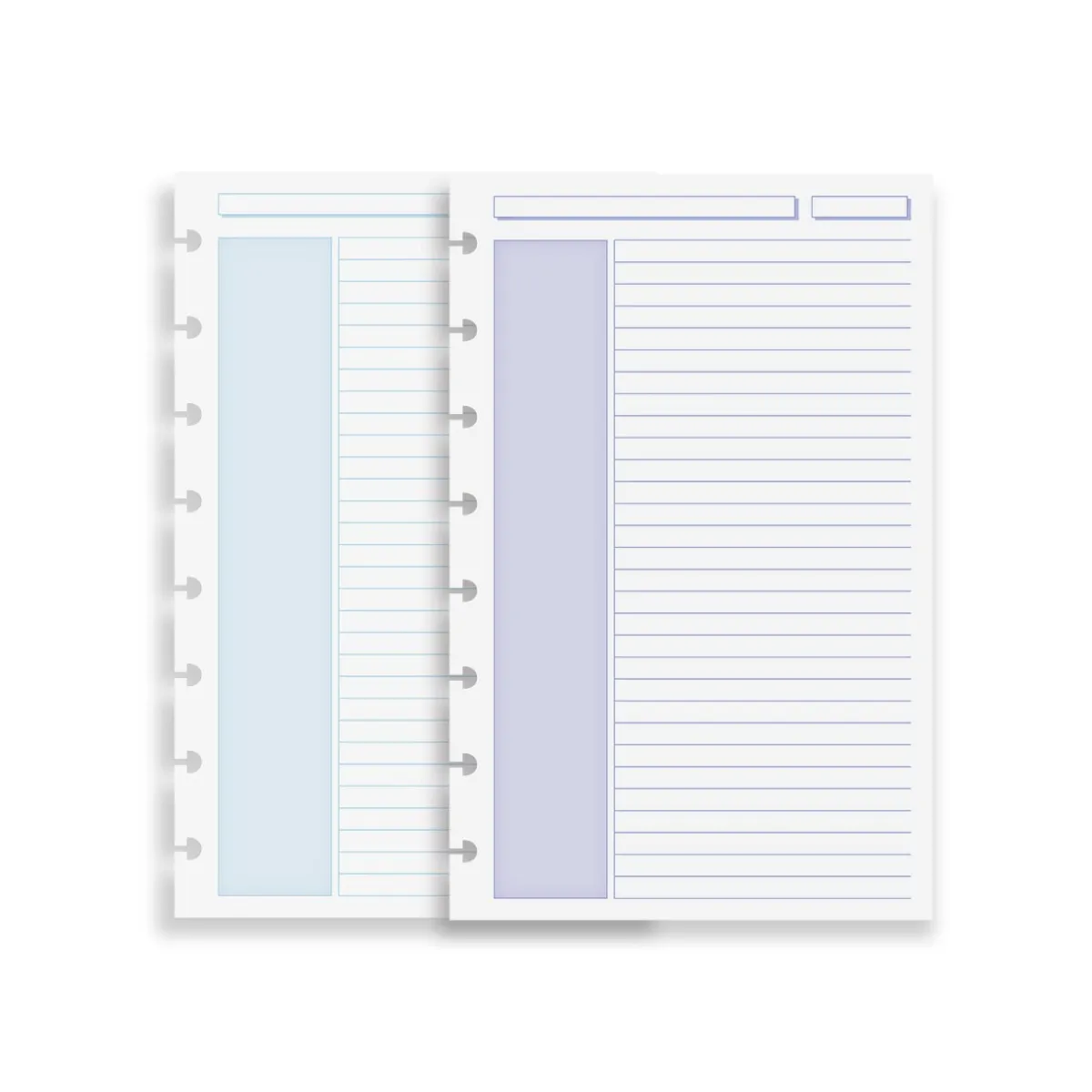 Levenger Junior Refills|Letter Refills*Circa Shaded Annotation Ruled Refill (300 sheets)