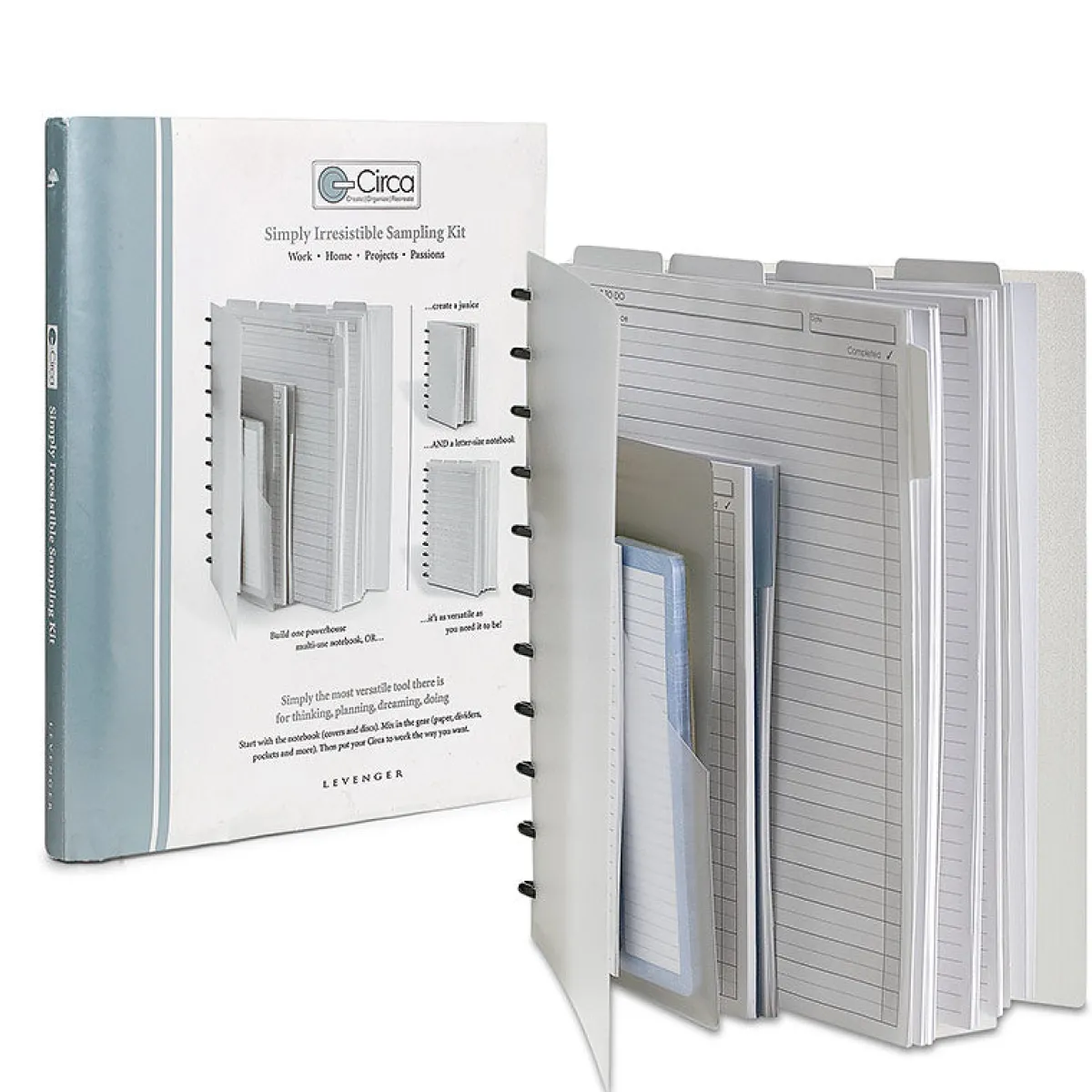 Levenger Accessories*Circa Simply Irresistible Discbound Notebook Sampling Kit