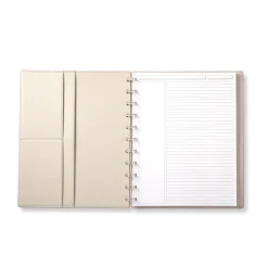 Levenger Junior Notebooks|Letter Notebooks*Circa Sliver English Rose Discbound Notebook