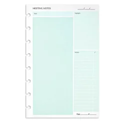 Levenger Junior Refills*Circa smartPlanner Meeting Notes, Junior (25 sheets)