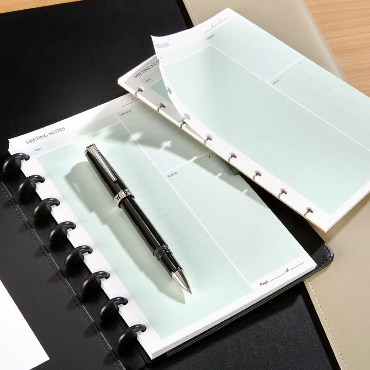 Levenger Junior Refills*Circa smartPlanner Meeting Notes, Junior (25 sheets)