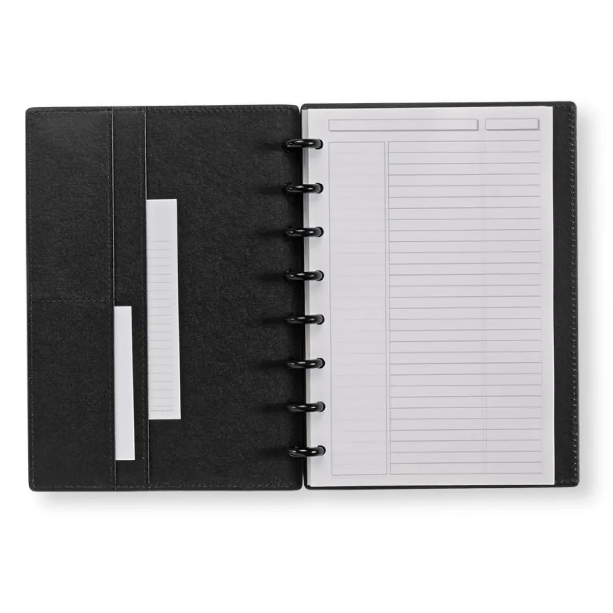 Levenger Junior Notebooks|Letter Notebooks*Circa Smooth Sliver Discbound Notebook with Pockets