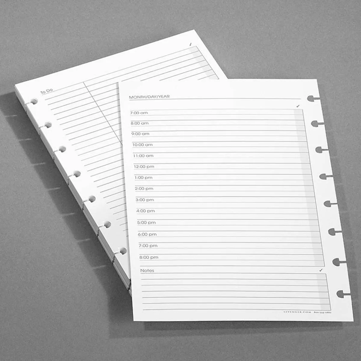 Levenger Junior Refills*Circa Special Request Daily Planner Refill (100 sheets)