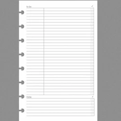 Levenger Junior Refills*Circa Special Request Daily Planner Refill (100 sheets)