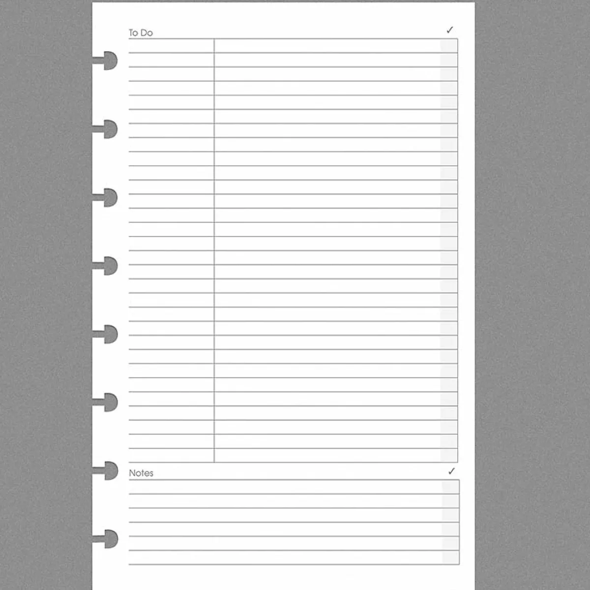 Levenger Junior Refills*Circa Special Request Daily Planner Refill (100 sheets)
