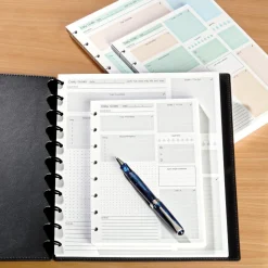 Levenger Junior Refills|Letter Refills*Circa® Special Request Daily Goals Refill (100 sheets)