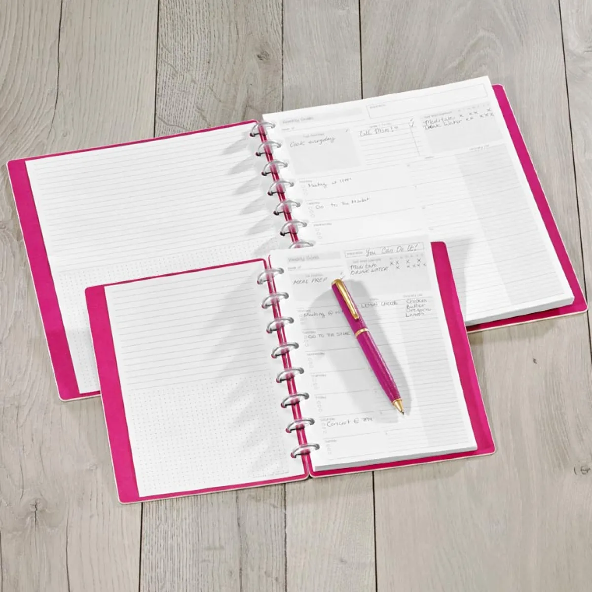 Levenger Junior Refills|Letter Refills*Circa® Special Request Weekly Goals Refill (100 sheets)