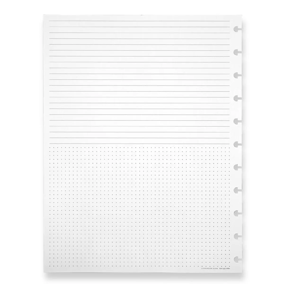 Levenger Junior Refills|Letter Refills*Circa® Special Request Weekly Goals Refill (100 sheets)