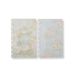 Levenger Junior Refills|Letter Refills*Circa Tea and Roses Annotation Ruled Refill (300 sheets)