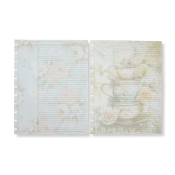Levenger Junior Refills|Letter Refills*Circa Tea and Roses Annotation Ruled Refill (300 sheets)