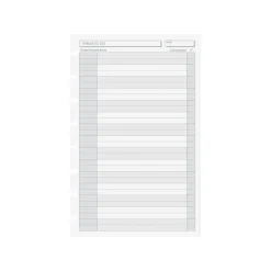 Levenger Junior Refills|Letter Refills*Circa Things To Do Discbound Refill (100 sheets)