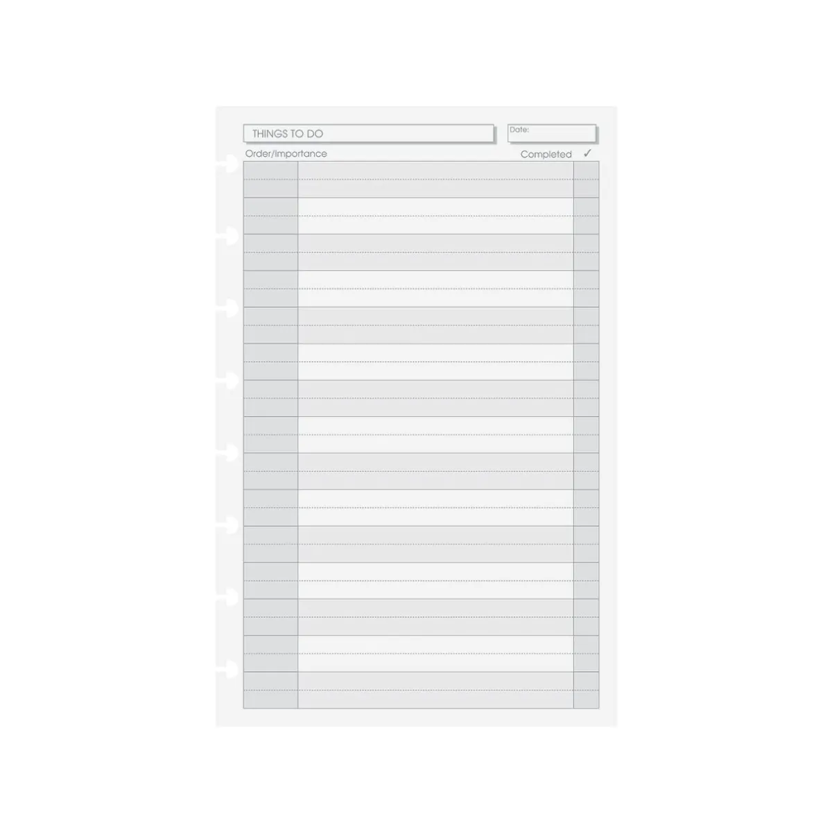 Levenger Midway Refills*Circa Things To Do Refill (300 sheets)
