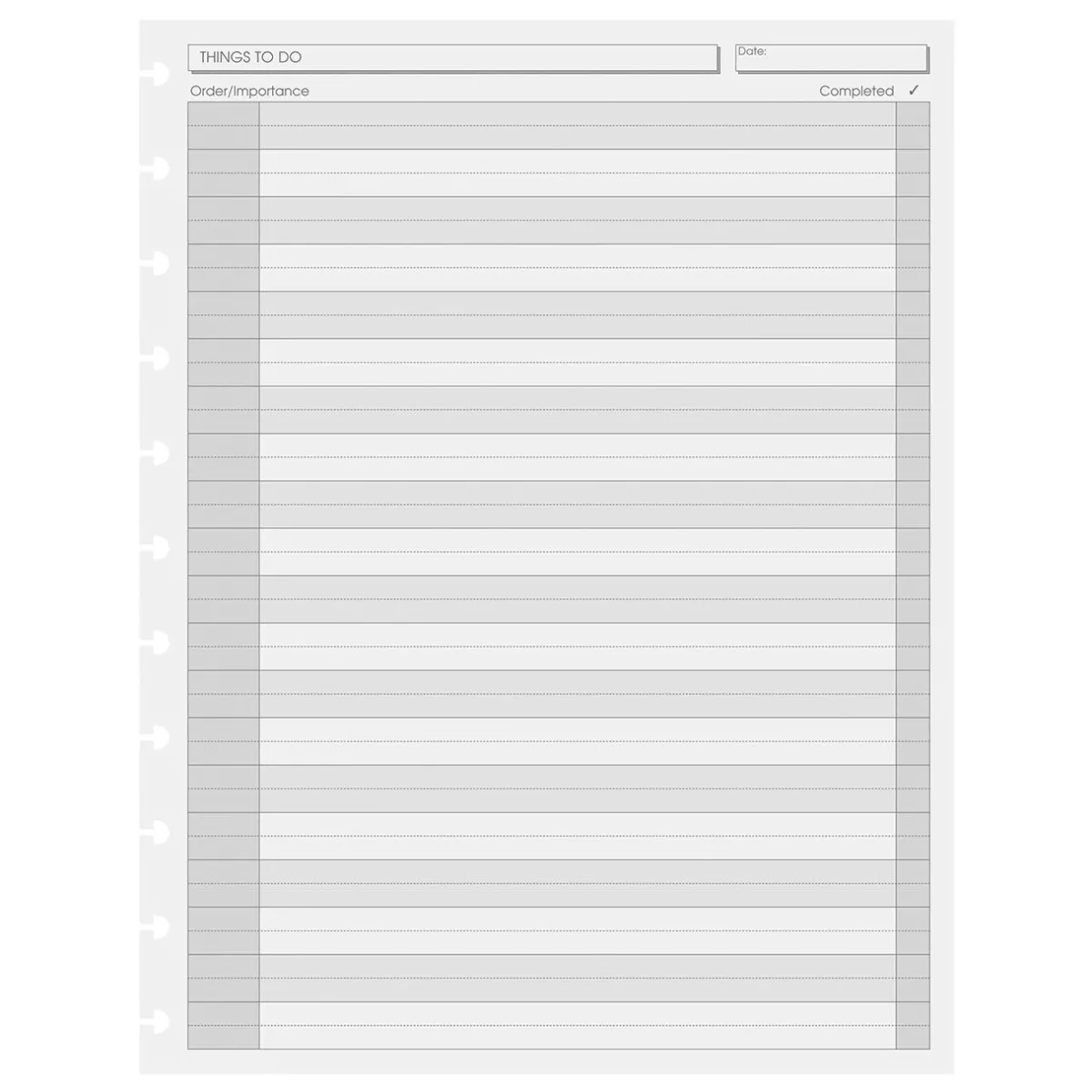 Levenger Midway Refills*Circa Things To Do Refill (300 sheets)