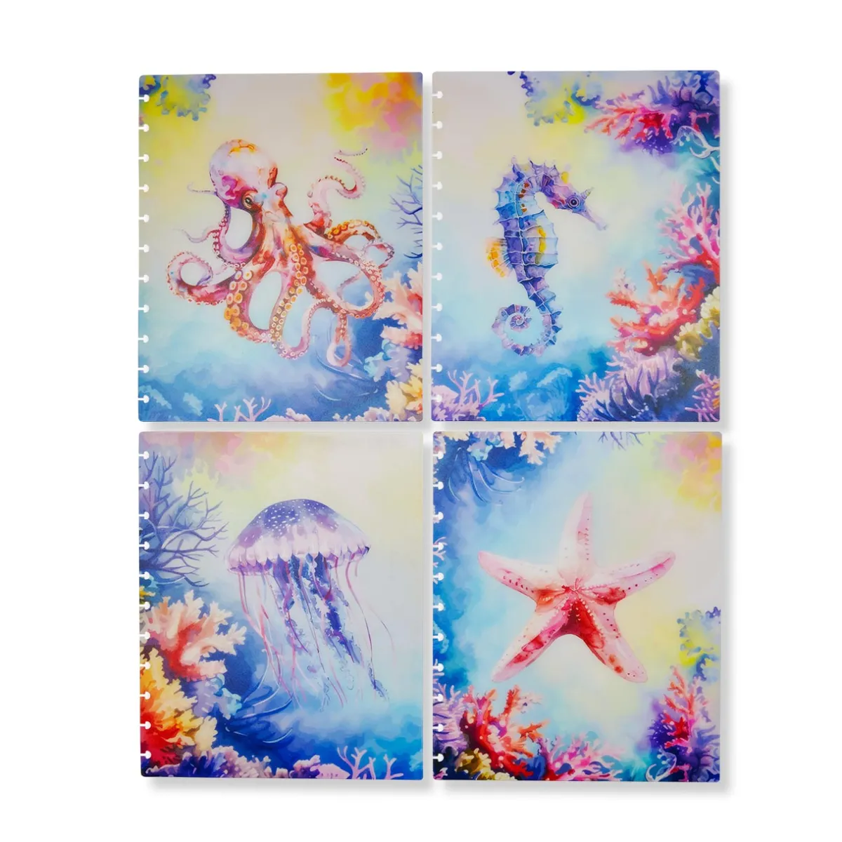 Levenger Junior Notebooks|Letter Notebooks*Circa Under The Sea Translucent Discbound Covers