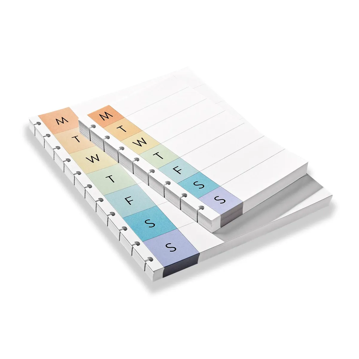 Levenger Junior Refills|Letter Refills*Circa Vibrant Weekly Calendar Discbound Refill (100 sheets)