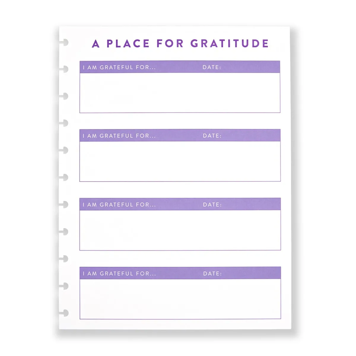 Levenger Junior Refills|Letter Refills*Circa Visions Place for Gratitude Refill (25 sheets)