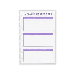 Levenger Junior Refills|Letter Refills*Circa Visions Place for Gratitude Refill (25 sheets)