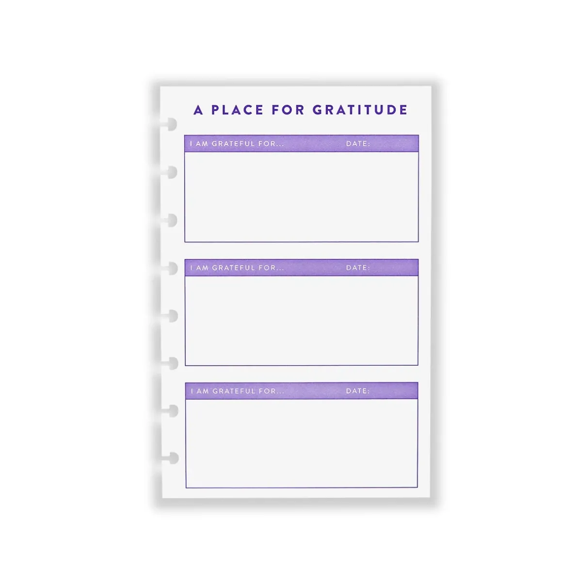 Levenger Junior Refills|Letter Refills*Circa Visions Place for Gratitude Refill (25 sheets)