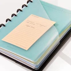 Levenger Accessories*Circa Wafer Discbound Notebook Pocket Dividers (set of 4)