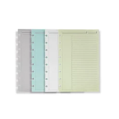 Levenger Junior Refills|Letter Refills*Circa Wafer Multicolor Annotation Ruled Discbound Refill (300 sheets)