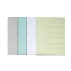 Levenger Junior Refills|Letter Refills*Circa Wafer Multicolor Annotation Ruled Discbound Refill (300 sheets)