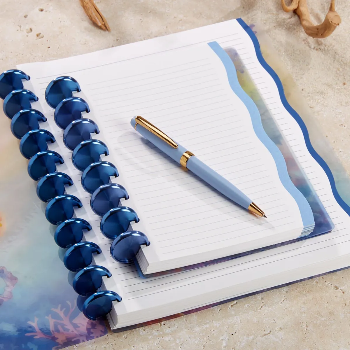 Levenger Junior Refills|Letter Refills*Circa Waves Ruled Refill (100 sheets)